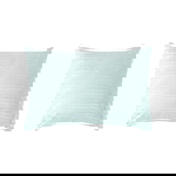 HOMESCAPES Silky 330 TC Egyptian Cotton Satin Stripe Housewife Pillowcase, Standard Size