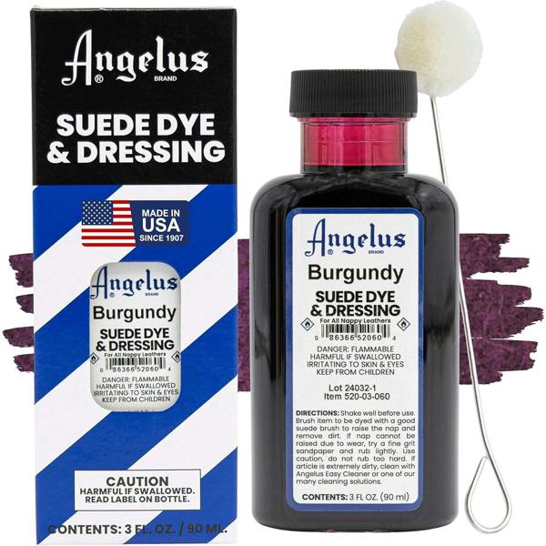 Angelus Suede Dye and Dressing - Restore and Protect Delicate Suede 3oz