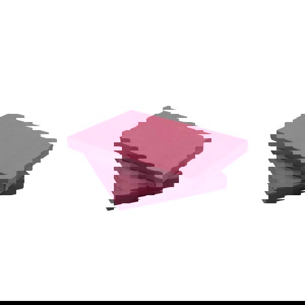 Fitness Mad Half Yoga Block Burgundy