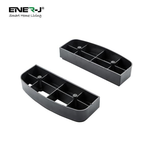 ENER-J Adjustable Fitness Aerobic Stepper, Non Slip Exercise Step Platform, 2 Height Levels, Cardio & Home Workout, 115kg Max Load