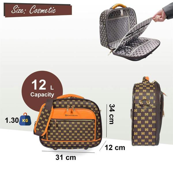 Snowball Soft Expandable Travel Suitcase Luggage Bag