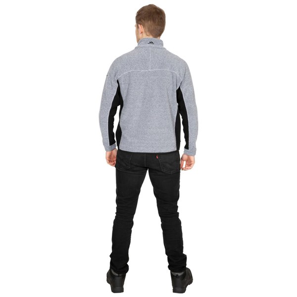 Trespass Men's Jynx Full Zip Fleece Jacket - Platinum Stripe