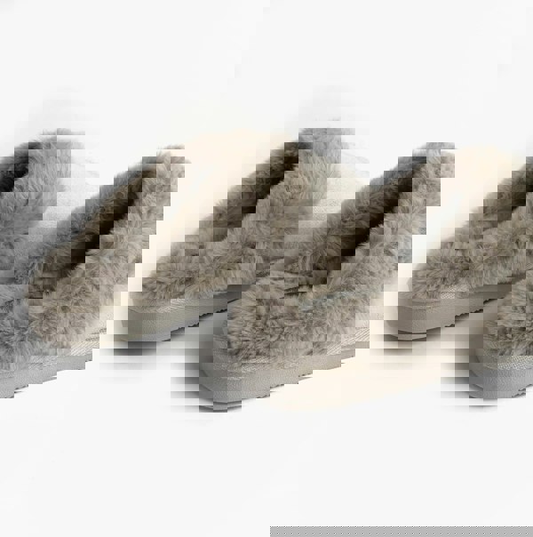 Jo & Joe GLIMMER Womens Mule Slippers Grey