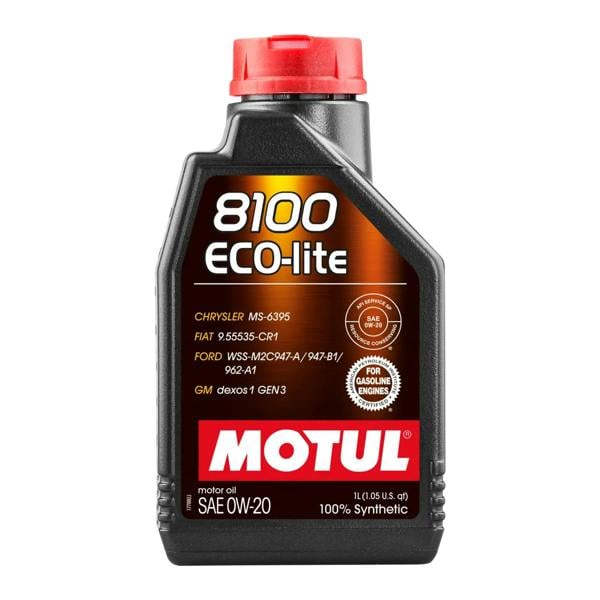 Motul 8100 ECO-LITE 0W20 Fully Synthetic Engine Oil GM dexos1 GEN3