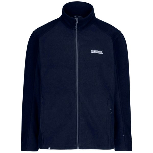 Regatta Great Outdoors Mens Hedman II Two Tone Full Zip Fleece Jacket - Navy/Navy