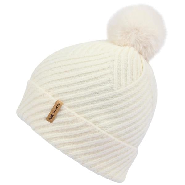 Trespass Womens/Ladies Anala Knitted Beanie - Ghost - 