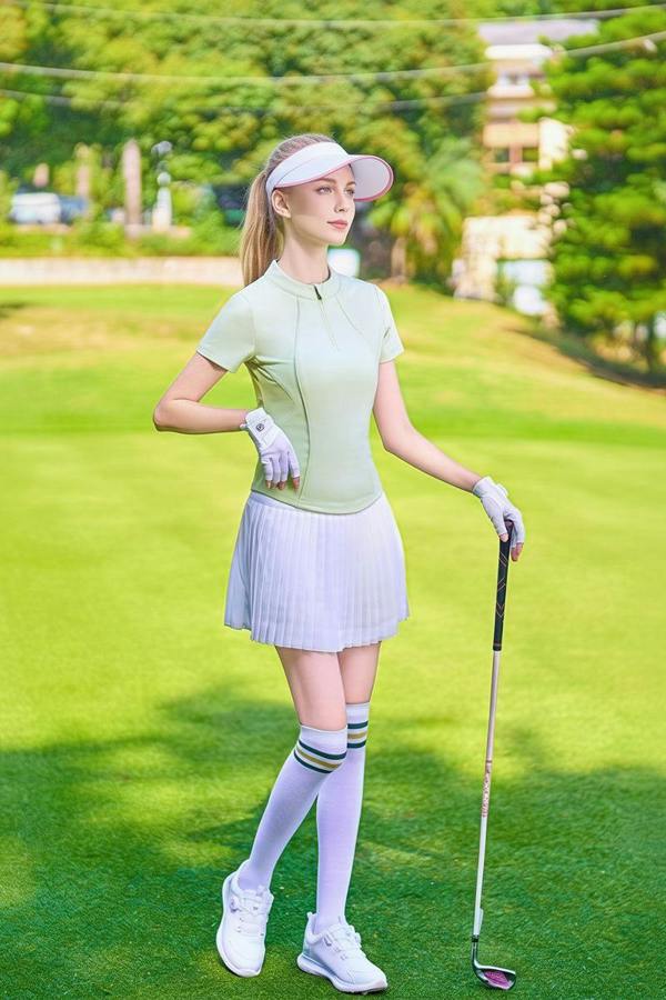 Anniou Women's Short Sleeve Golf Polo