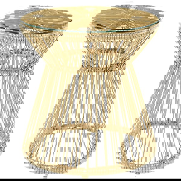 Rattan Side Table