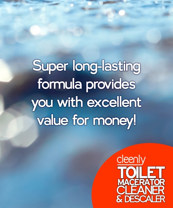 Cleenly Toilet Macerator Cleaner & Descaler - 20 litres Super Concentrated, Long-Lasting Formula Safe for All Saniflo Pump Unit