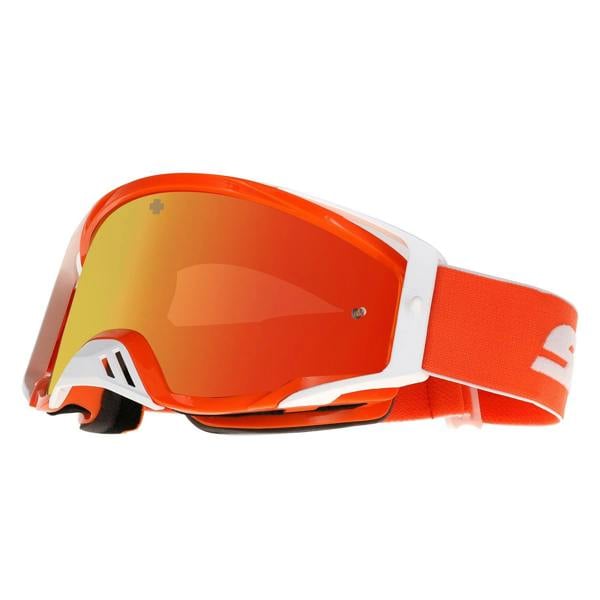 Spy MX Motocross Goggle Foundation Plus 323506979856 Classic Orange Smoke Red Mirror & Clear
