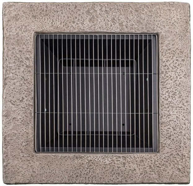 Centurion Supports Fireology VIETRI Majestic Garden and Patio Heater Fire Pit and Barbecue with Eco-Stone Finish