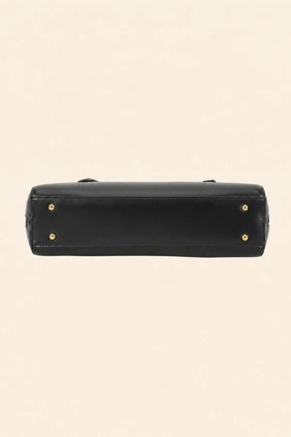SVNX East-West Barrel Bag in Black
