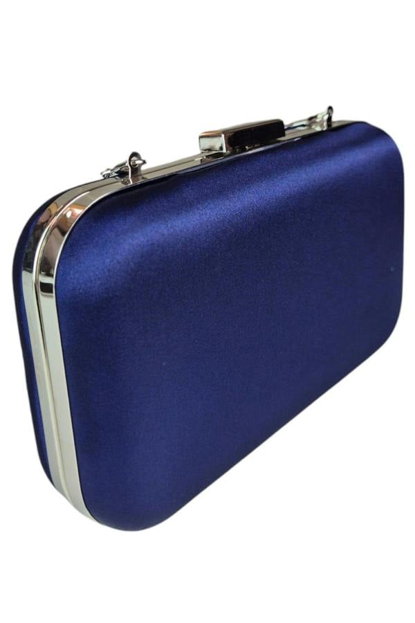 Paulo Due Bow Satin Clutch Bag