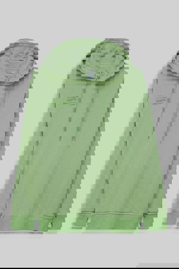 ENORSIA Slogan Life Tonnel Rib Hoodies