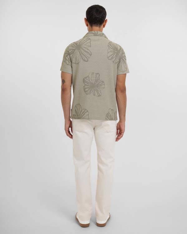Steel & Jelly Charing - Floral Jacquard Short Sleeve Shirt