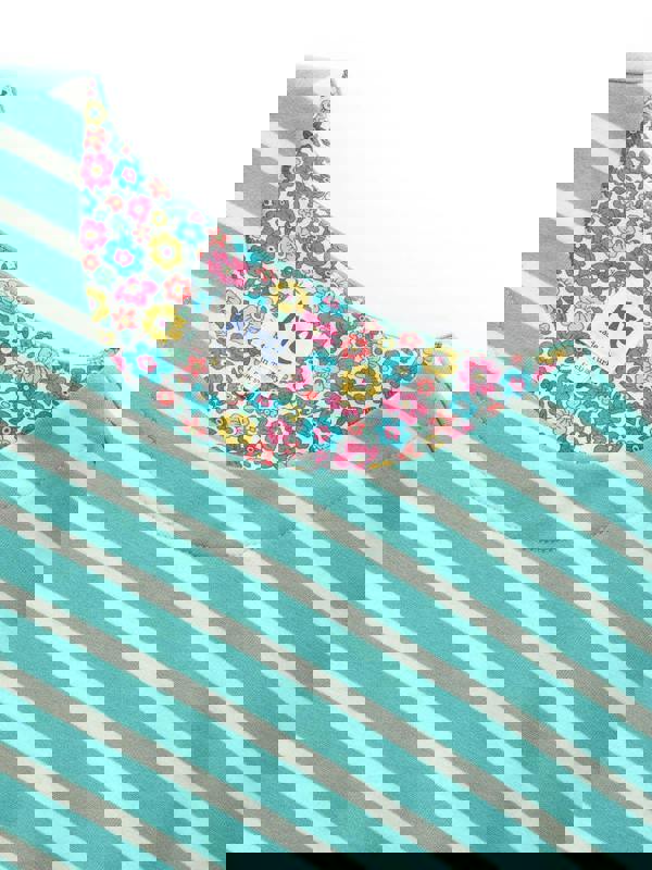 Kite Womens Organic Alum Jersey Dress Lagoon Stripe