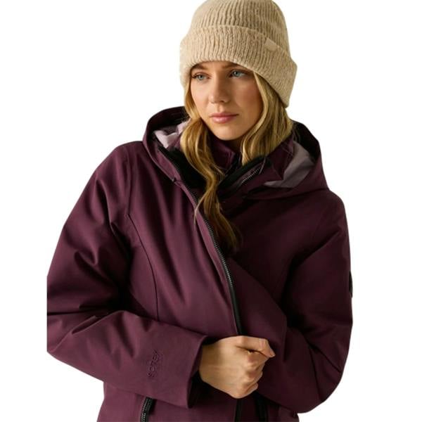 Regatta Womens/Ladies Marron Waterproof Insulated Jacket - Fig/Powder Lilac - 