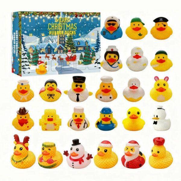 Leaper Christmas Rubber Duck Bath Toy Advent Calendar