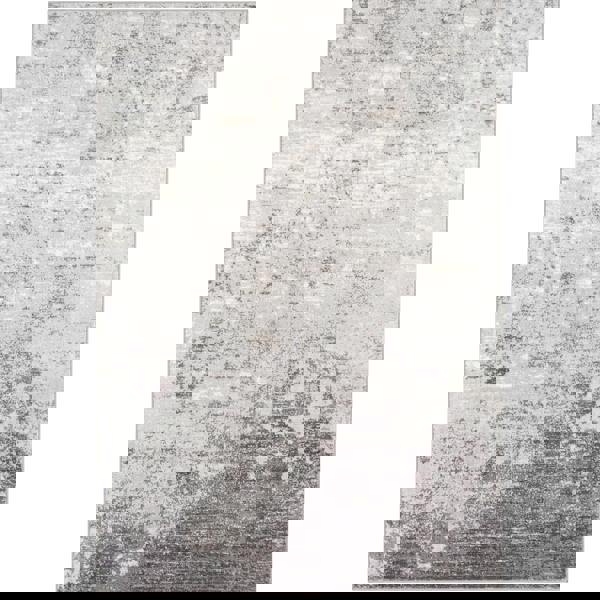 Livabliss Wanderlust-Abstract Grey Ivory Blue Modern Marble Rug