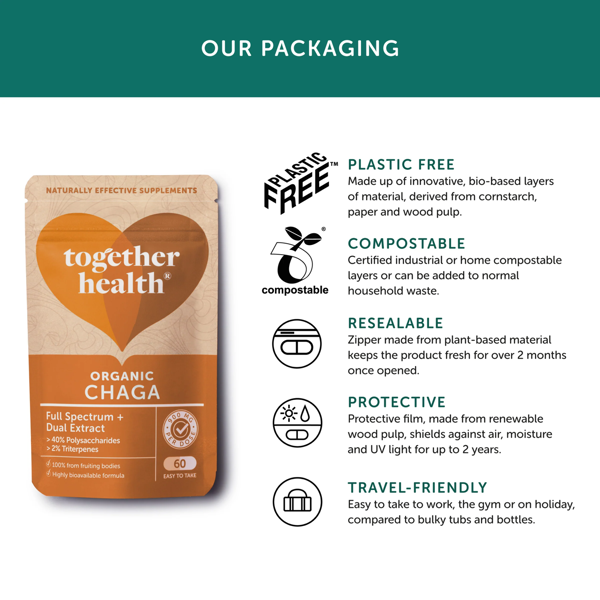 Together Health Health Organic Chaga - 60 Capsules