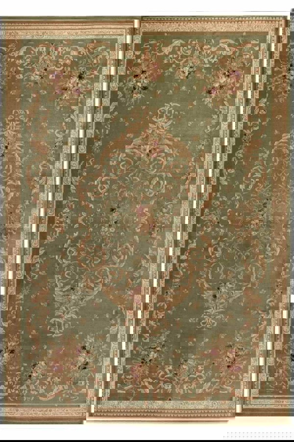 The Rugs Green Oriental Floral Rug - Elegant & Durable