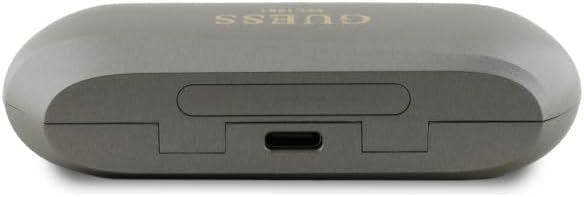 Guess Elongated Metallic ENC TWS Wireless Earphones Taupe - GUTWSC2MCDSE