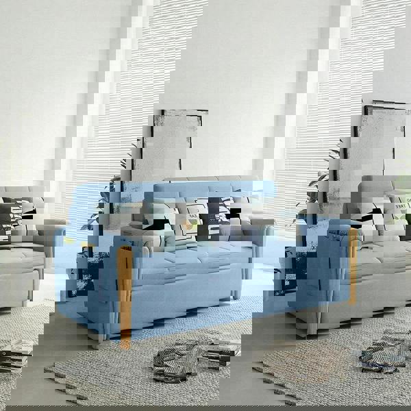 Weilai Concept Mavis Two Seater Sofa Bed, Dark Grey