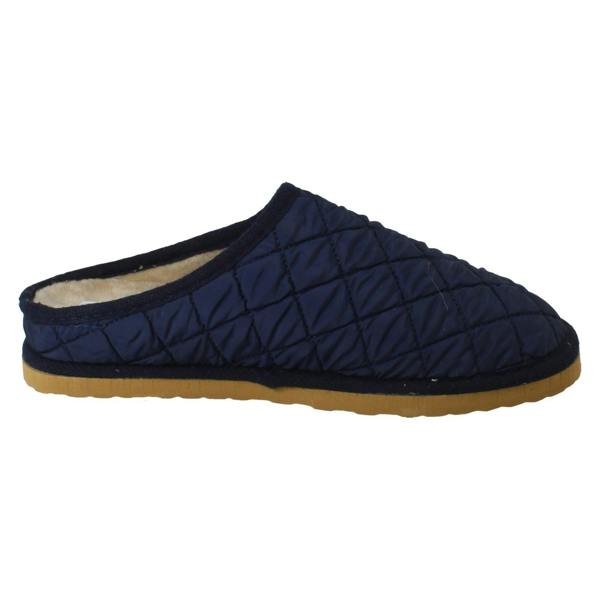 Padders Ladies Padders Quilted Design Slip On Extra Wide Mule Slippers Thetis