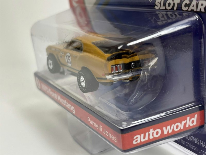 Auto World Slot Cars 1970 Ford Mustang P Jones Thunderjet Ultra G HO Slot Car SC357-2