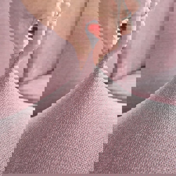 Anyhouz Anypillow Pillowcase 45X45Cm Old Rose Polyester Chenille Thick Stretchable Cushion For Living Room