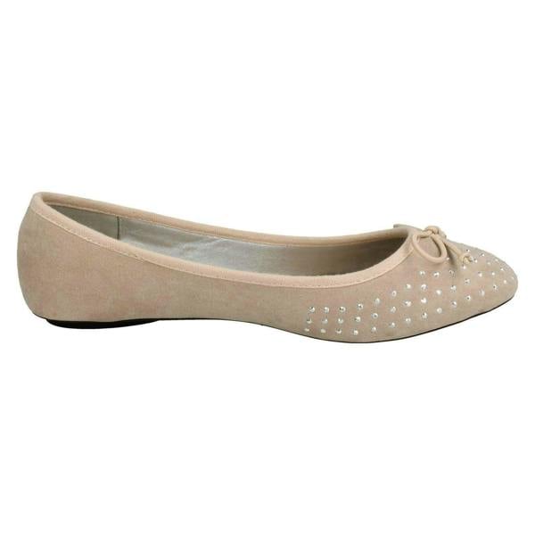 Spot On Ladies Spot On Jewel Design Ballerinas