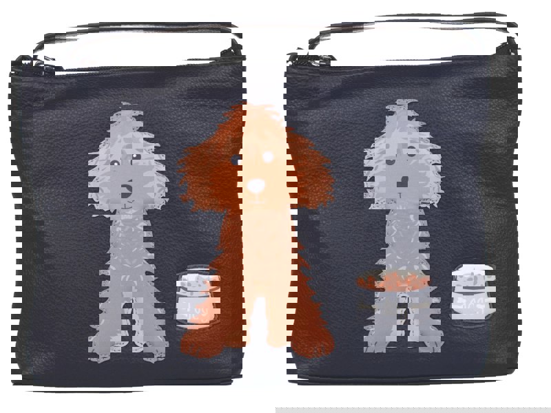 Mala Leather Bertie the Cockapoo Dog Leather Crossbody Bag