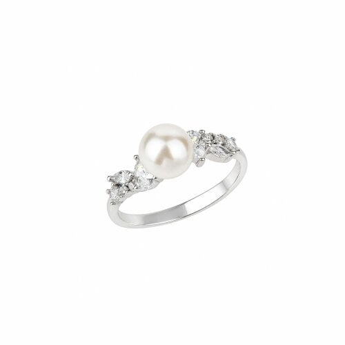 Spero London Pearl Radiance Sterling Silver Ring