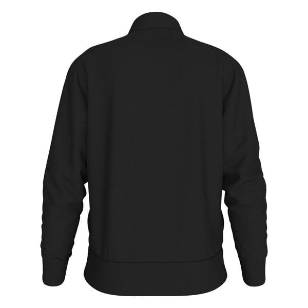 Calvin Klein Mens Monogram Quarter Zip Sweatshirt - Black - 