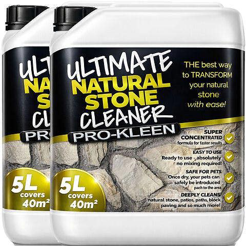 ProKleen Pro-Kleen Natural Stone Cleaner 15L - Removes Dirt, Lichen, Moss & Weather Staining