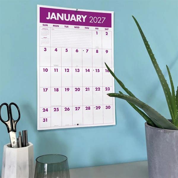 The Monster Grid Deluxe Calendar 2027, Deluxe Calendars, Month To View, Basics, Gift