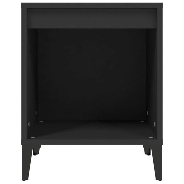 Berkfield Bedside Cabinet Black 40x35x50 cm