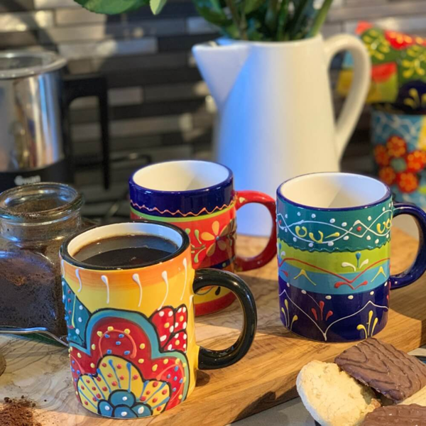 Verano Spanish Ceramics Classic Spanish - Mugs Set of 6