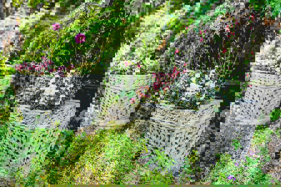 Pair of Large Arabic style Garden planter