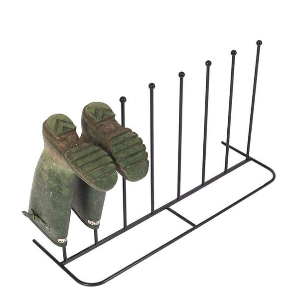 Neo Steel Black Powder Coated Boot Rack - Holds 4 Pairs