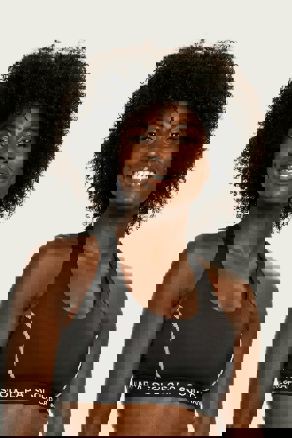 SOUL CAP Women's Bikini Top with Adjustable Straps