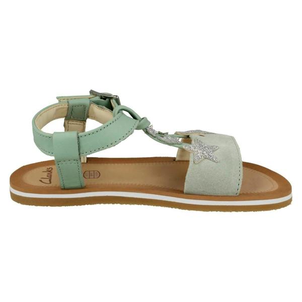 Clarks Girls Clarks Star Detailed Sandals Finch Summer K