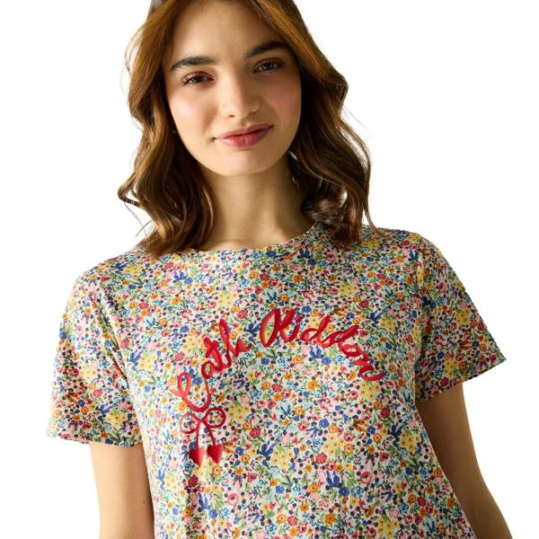 Regatta Womens/Ladies Cath Kidston Ditsy Floral T-Shirt - Cream Harmony - 