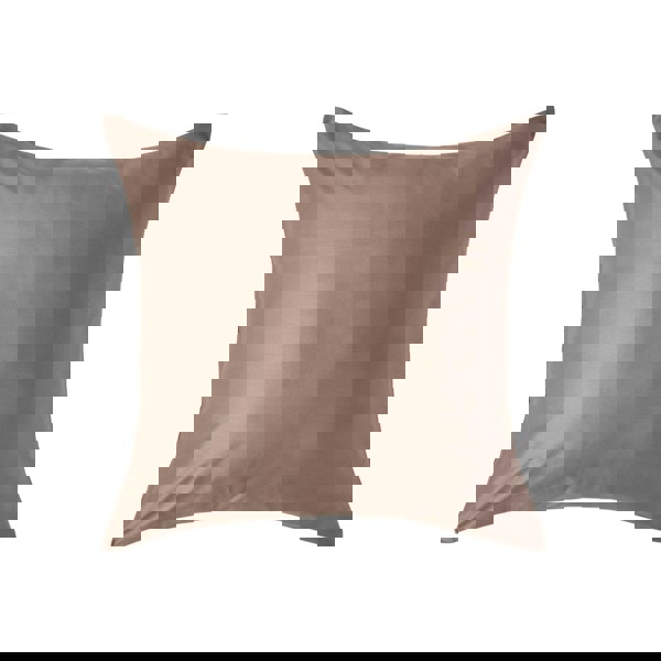 HOMESCAPES Organic 400 TC Egyptian Cotton Sateen Pillowcase, European Size