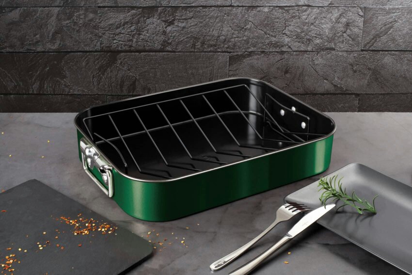 Berlinger Haus Roasting Pan and Rack Berlinger Haus BH-7847 Emerald