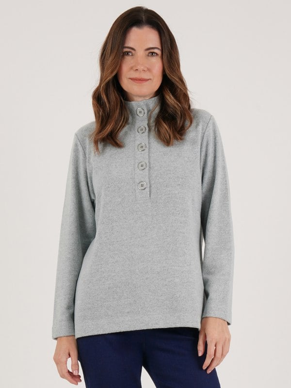 TIGI-Wear Mint Funnel Neck Top