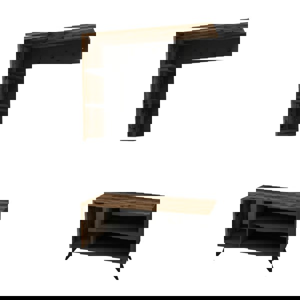 Destina Home Hallway Coat Rack with Shelves Cassia