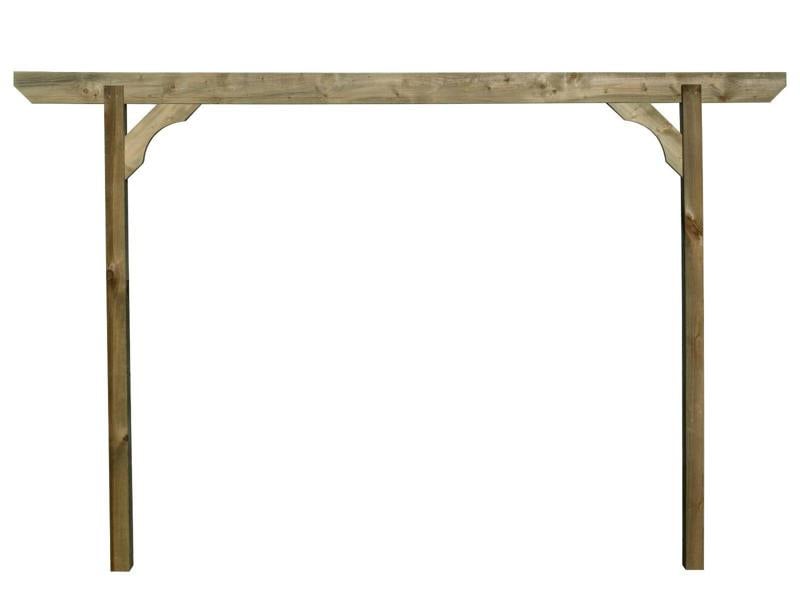 Arbor Garden Solutions Screen Pergola, Plant Climbing Arbour - Chamfered Sculpted Brace