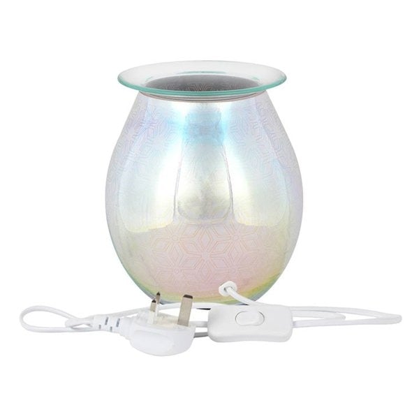 Serano 3D Geometric Flower Light Up Electric Oil Burner