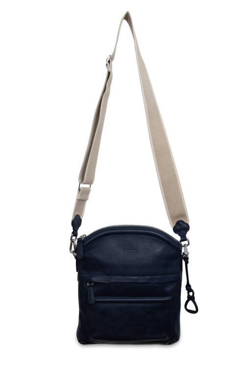 SADDLER Kimberley Leather Crossbody Bag -  Handmade by Saddler - Navy